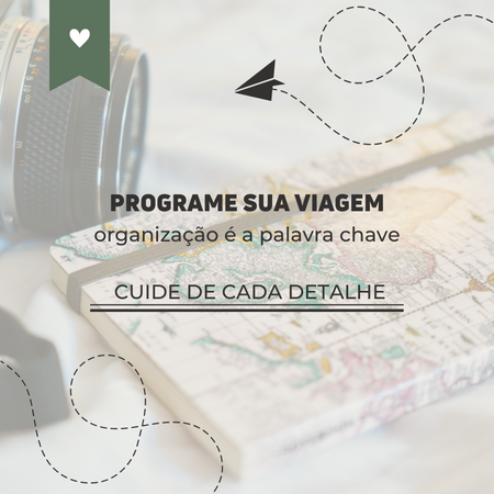 Organização de uma viagem.